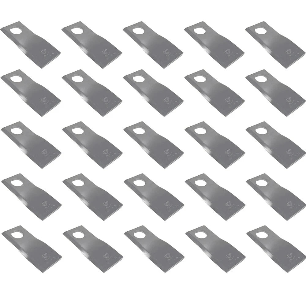 Set of 25 Disc Mower Blades for Various Applications (D21172, 52697, 113384A1)