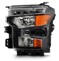 Halogen Headlight for Chevy Silverado 1500 (2022–2026) Black Driver Side