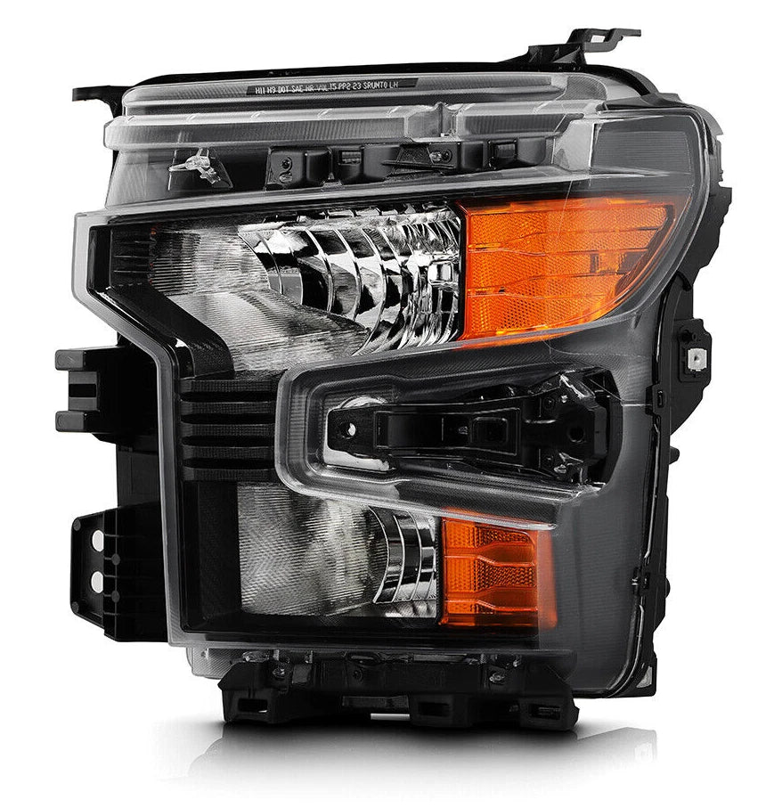 Halogen Headlight for Chevy Silverado 1500 (2022–2026) Black Driver Side