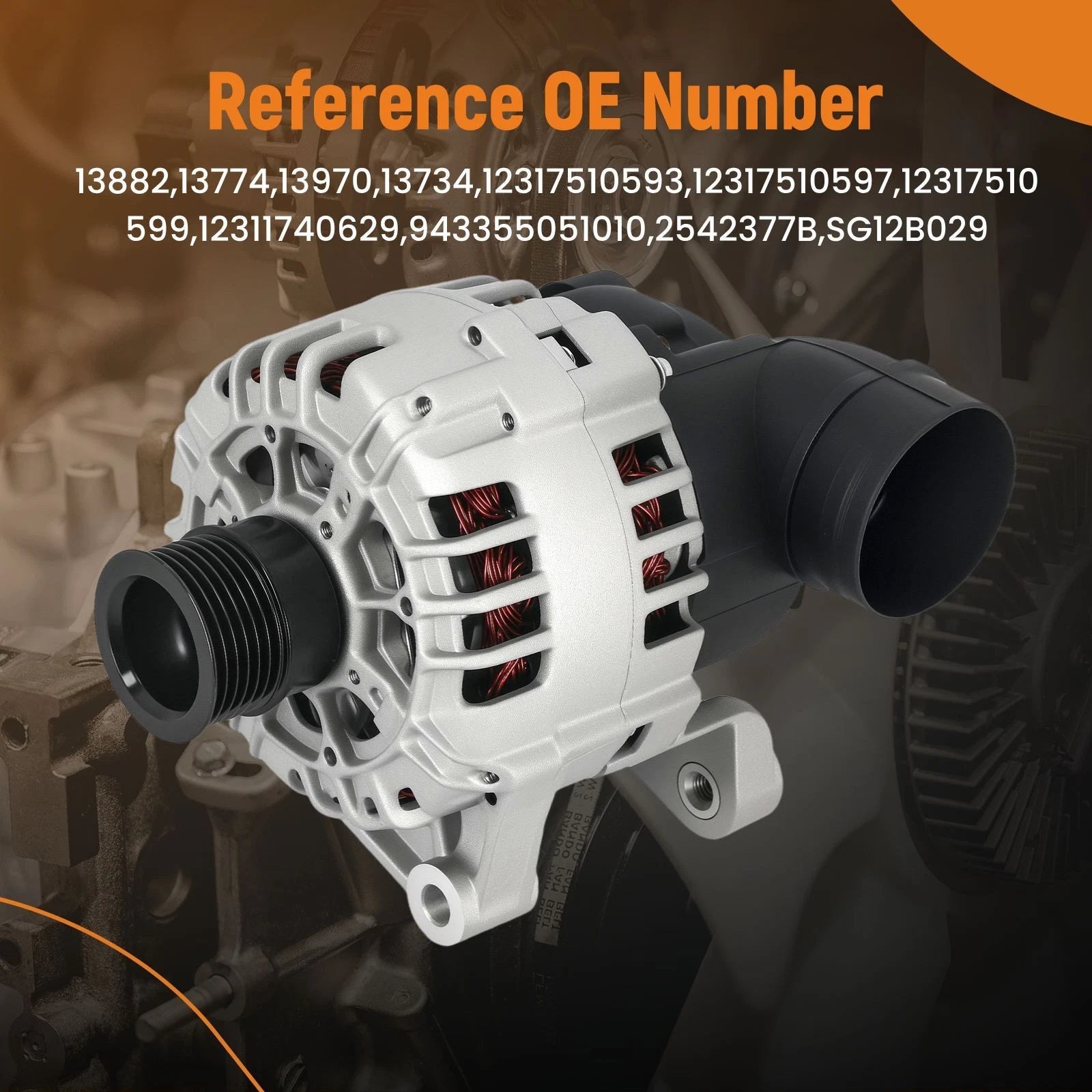 Alternator for BMW Z3 2.8L 1997-2000, 2.5L 1999-2002 (140A, 120A)