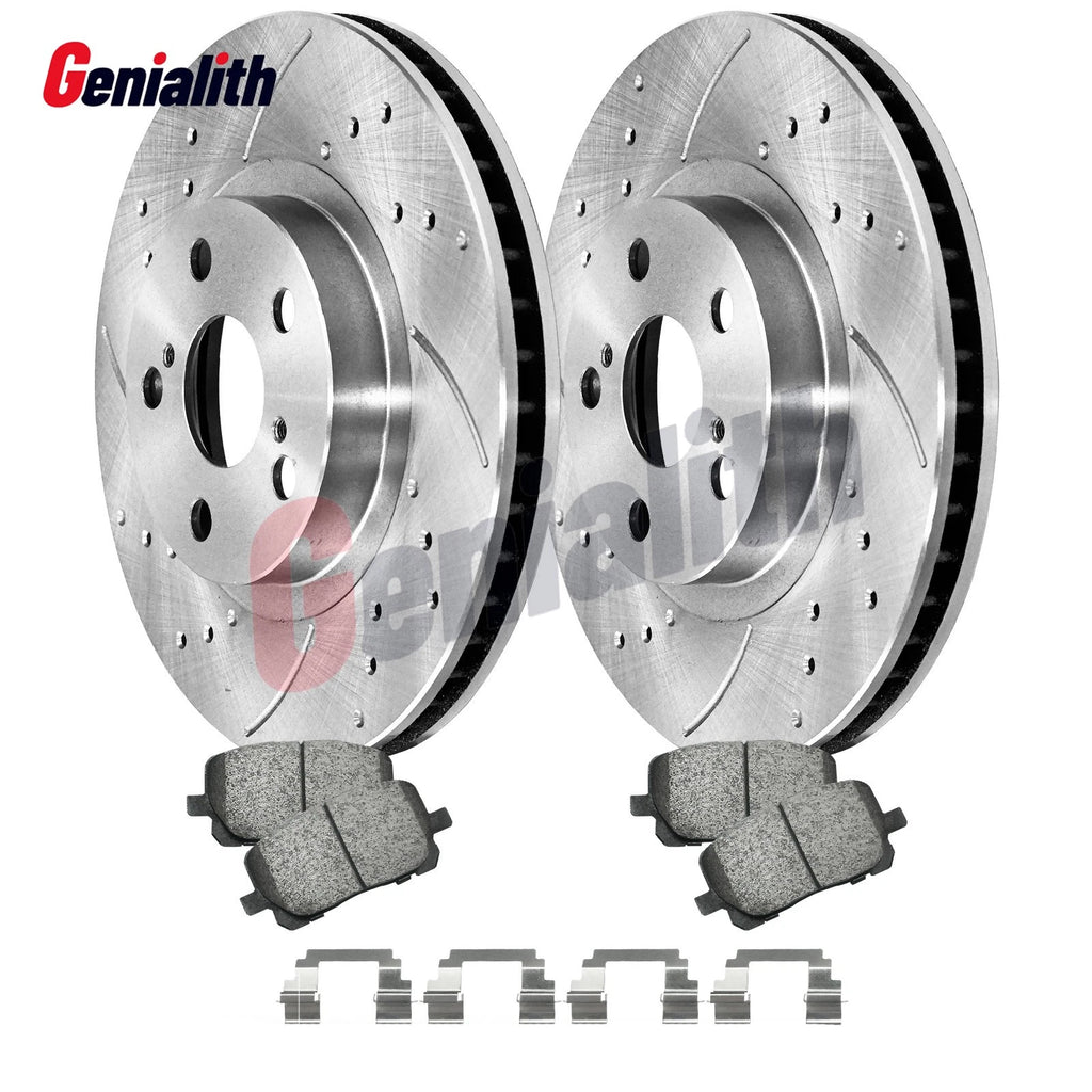 Front Disc Rotors Brake Pads for Toyota Corolla Matrix Pontiac Vibe (2003–2008)