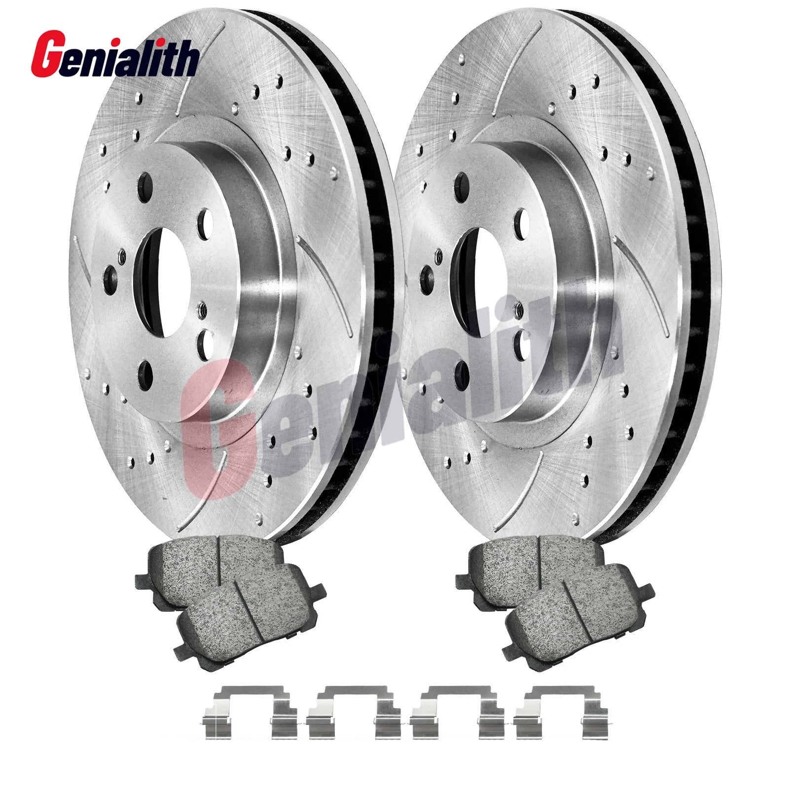Front Disc Rotors Brake Pads for Toyota Corolla Matrix Pontiac Vibe (2003–2008)