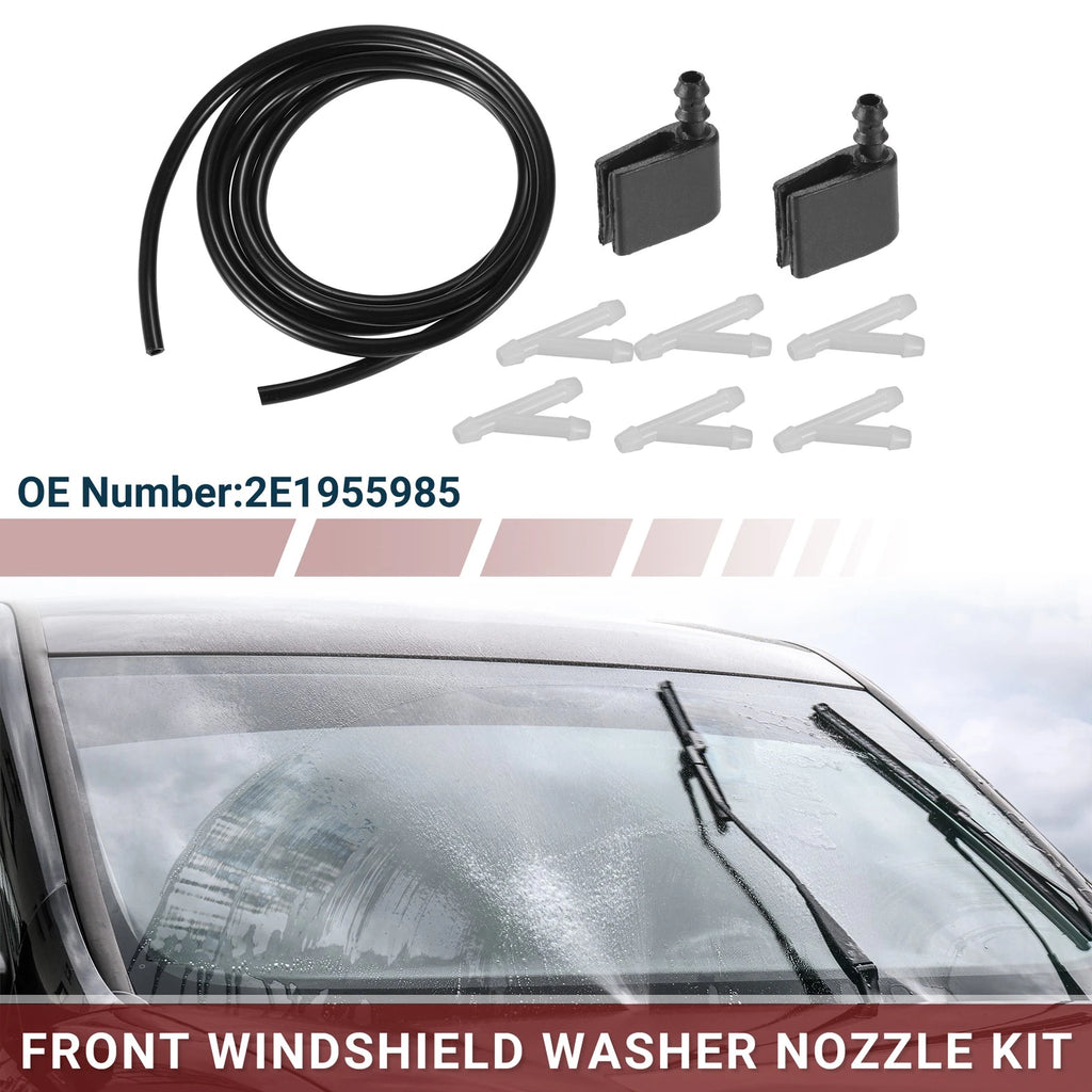 Windshield Washer Nozzle Set for Mercedes-Benz (with Hose & Connectors)
