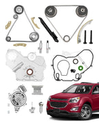 Timing Chain Kit with Water Pump for Chevy Equinox GMC Terrain (2009-2017)