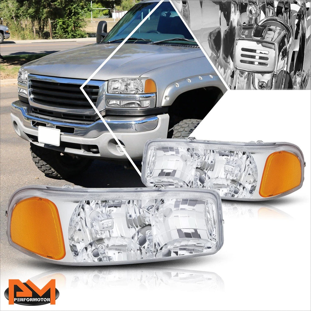 LED Headlight with Clear Corner for Honda Civic 2/3-Dr (1992–1995)