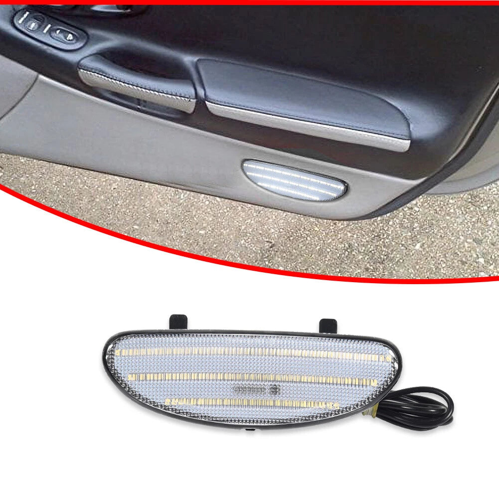 Clear White LED Inner Door Panel Reflector Light for Corvette (1997–2004)
