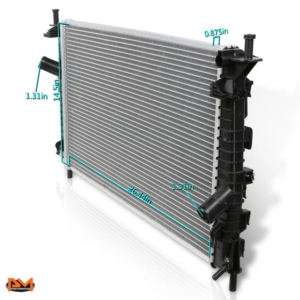 Aluminum Core Radiator for Mazda 3 2004–2009 2.0L/2.3L Turbo AT DPI-2696