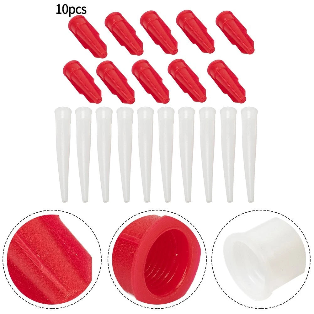 Set of 4 Silicone Tube Nozzle Caps for Mastic Cartridge