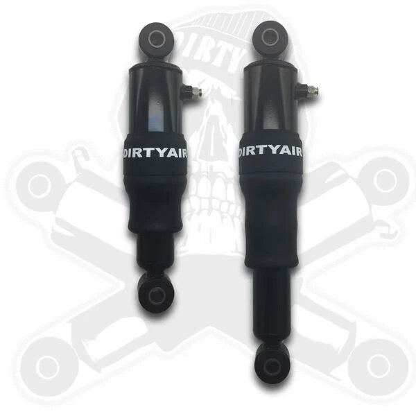 4" Steel Rear Touring Air Shocks for Harley (1980–Present)