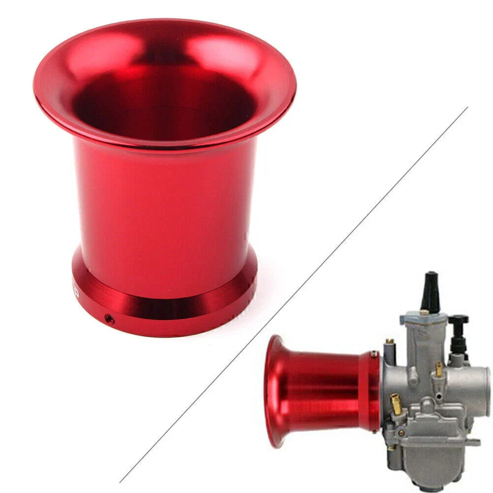 Red 50mm Moto Air Filter Cup for PWK 21-30mm, PE 28-32mm Carburetor
