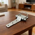 D Type Pin Hinge for Trailers RVs Boats (Galvanized Cold Rolled Steel)