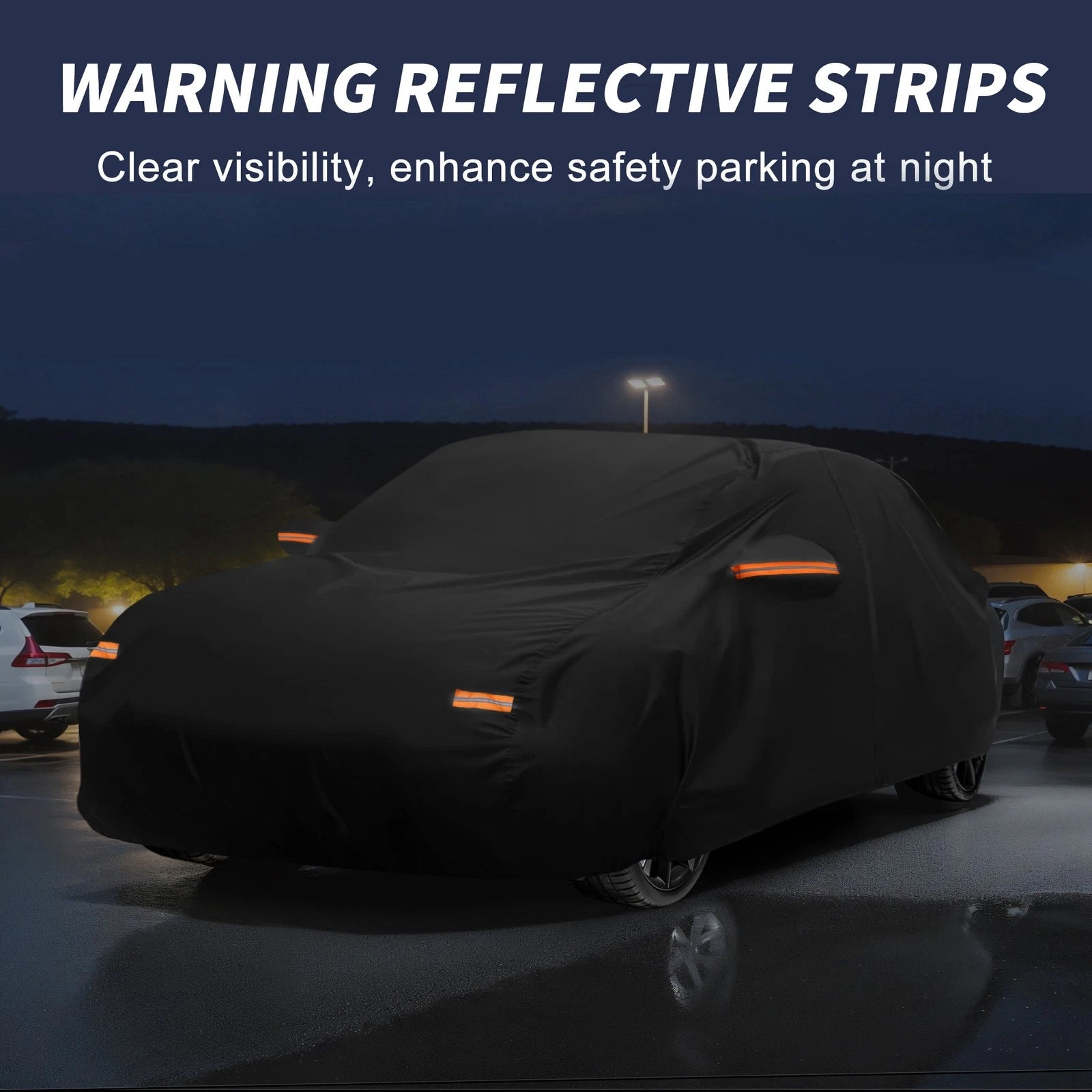 Waterproof Car Cover with Driver Door Zipper for Toyota Corolla 