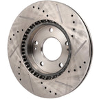 Front & Rear Drilled Rotors Brake Pads for Hyundai Veloster (2013–2016)