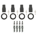 Set of 4 NGK Iridium IX Spark Plugs & Coil Boots for Kia Sorento Soul (2011–2020)