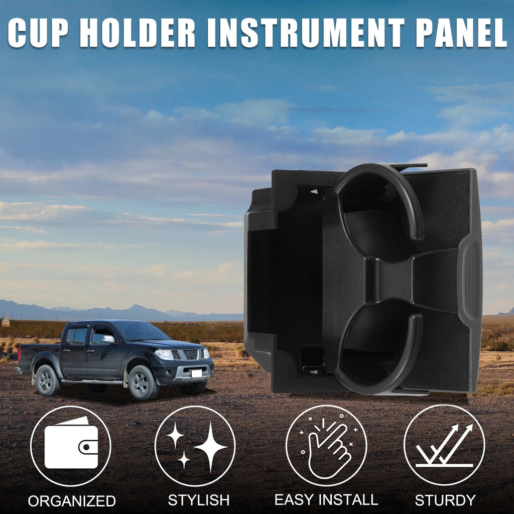 Cup Holder for Nissan Frontier (2006–2021) No. 96965ZS00A, Gray