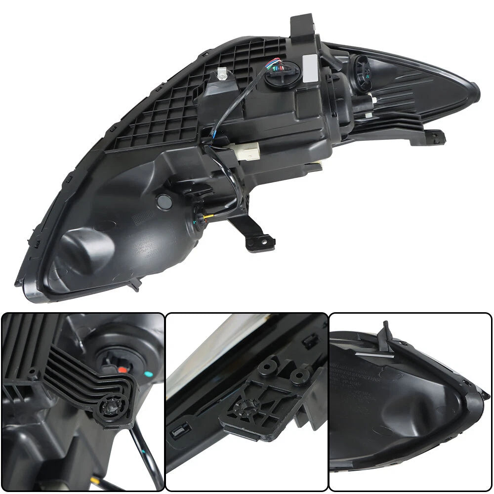 LED Headlight for Chevy Cruze (2016-2019) Clear Black