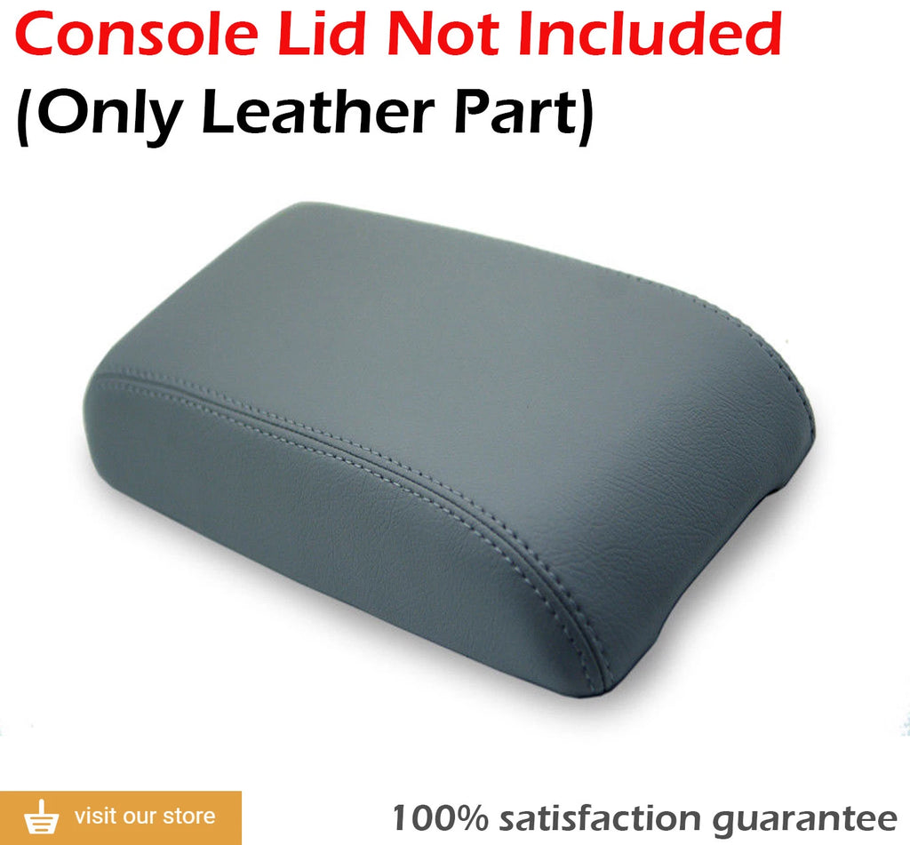 Center Console Armrest Cover for Ford Fusion (2010–2012) Gray Leather