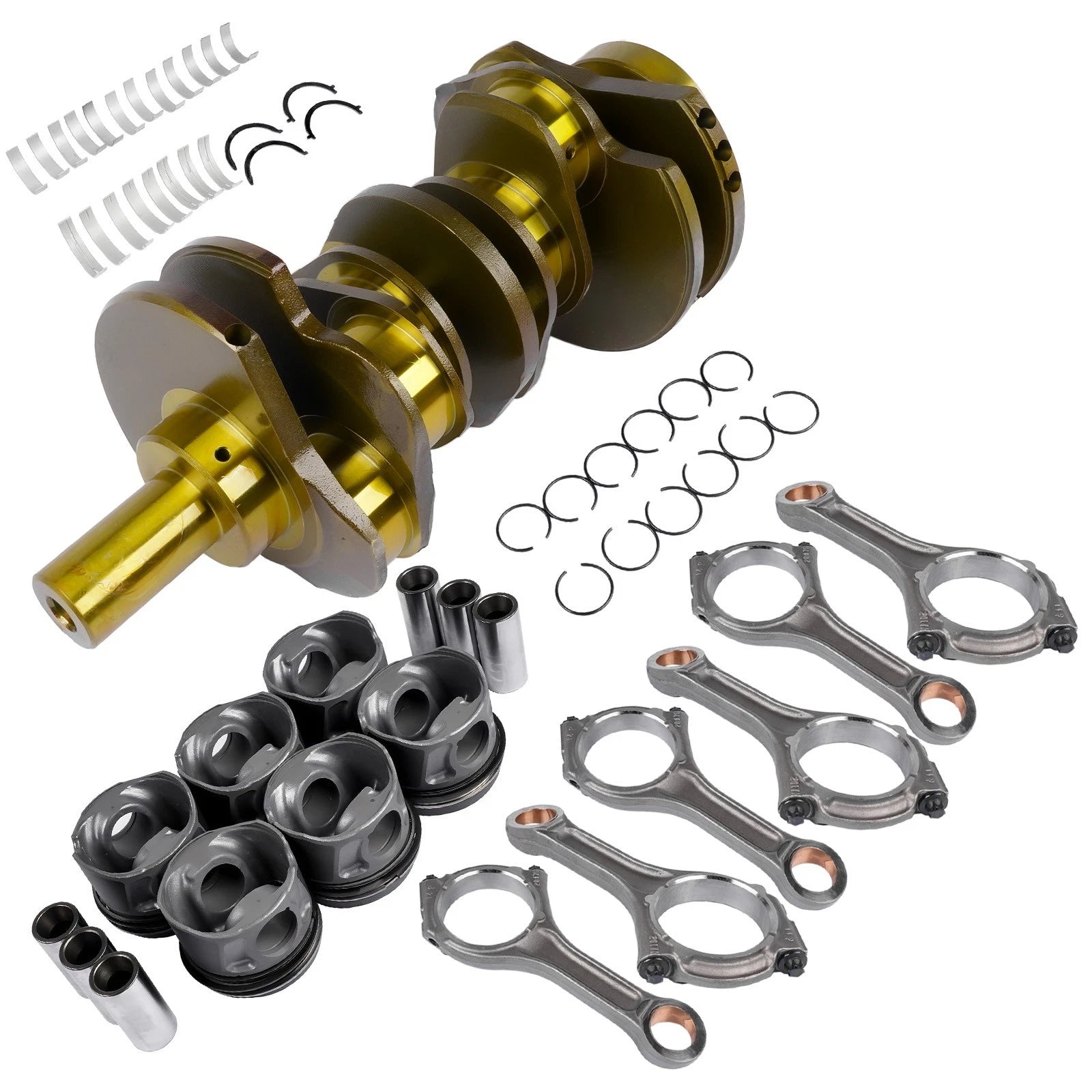 Crankshaft Bearing Piston Con Rods Kit for RAM 1500, Jeep WK2 (2014–2018)