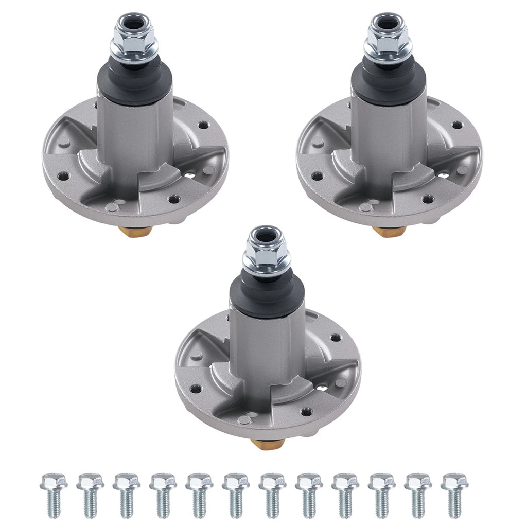3X Spindle Assembly for John Deere LA140 LA145 D100 D110 (2006–2016) GX22186