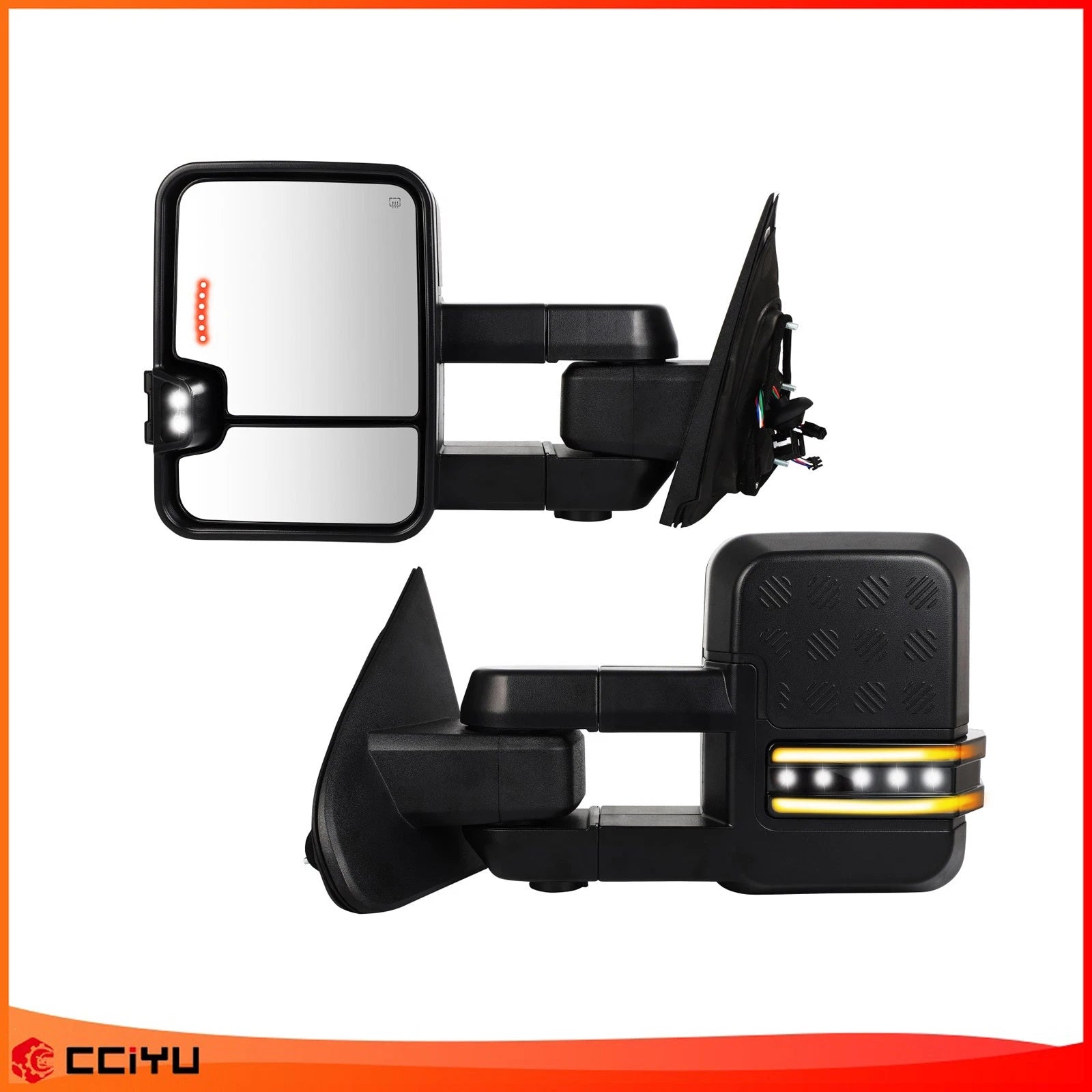 Power Heated Tow Mirrors for Chevy Silverado GMC Sierra (2014–2018)