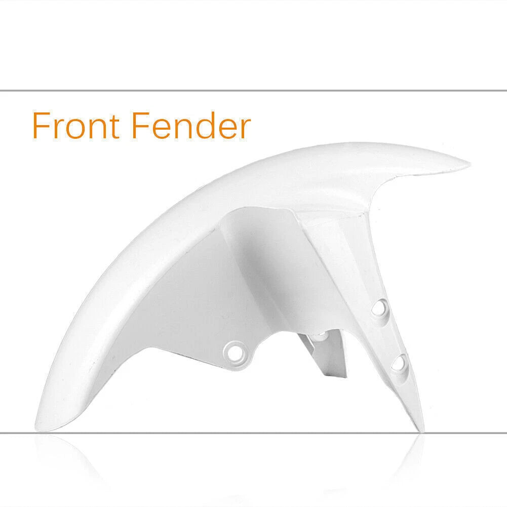 Front Fender Fairing Guard Mudguard for Yamaha YZF R1 (2002–2003) White