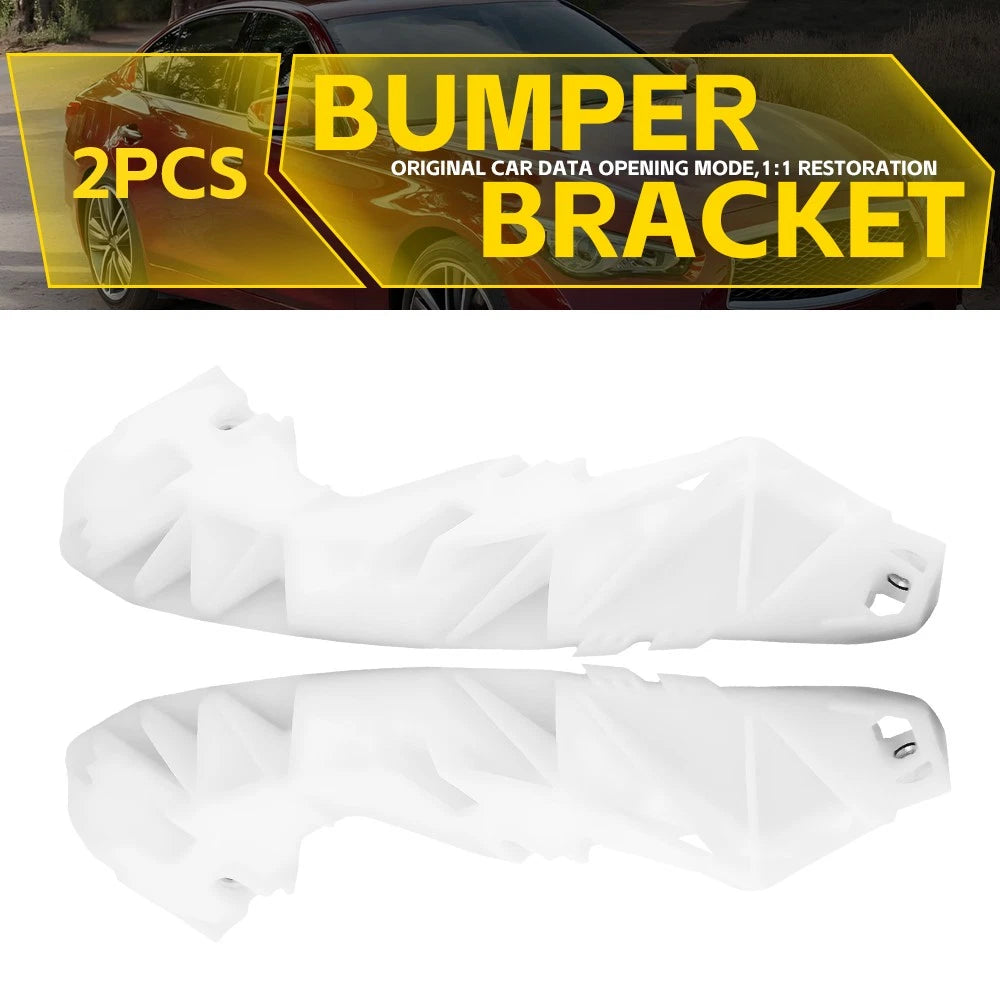 2X Front Bumper Stiffener Cover Bracket for Infiniti G37 G25 Q40 (2007–2015)