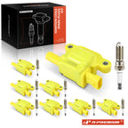 8 Ignition Coils & 8 Iridium Spark Plugs for Chevrolet Silverado 1500 (2014–2020)