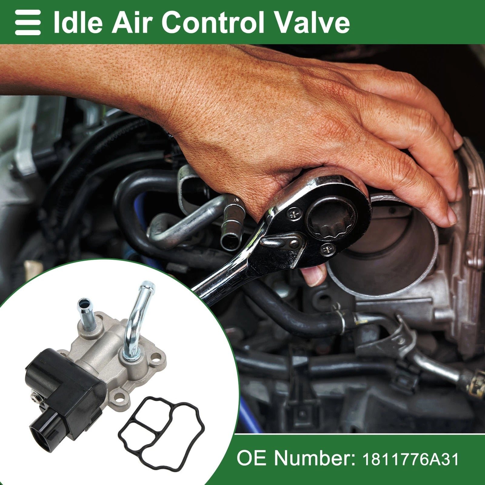 Idle Air Control Valve for Suzuki APV (2004–2018) No. 1811776A31