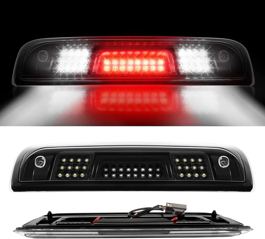 3rd Brake Light for GMC Sierra (2014–2018) Black Housing Clear Lens