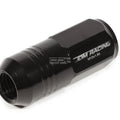 20 PCS Closed End M12x1.5 50mm Tall Black Aluminum Lug Nuts + Adapter