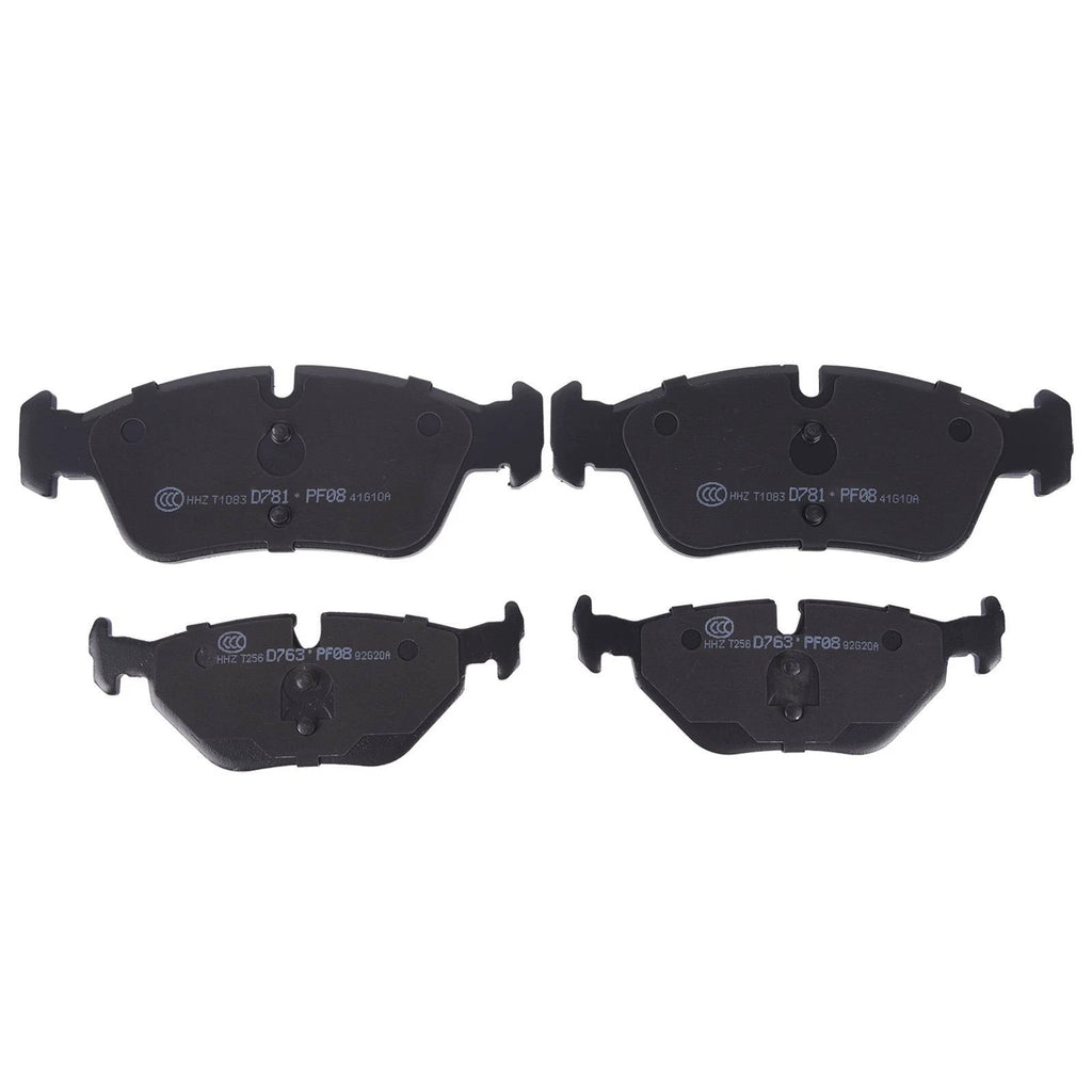 Set of 8 Ceramic Brake Pads for BMW 318ti 323i 325Ci 325i 325xi 328Ci Z4 (1996–2006)