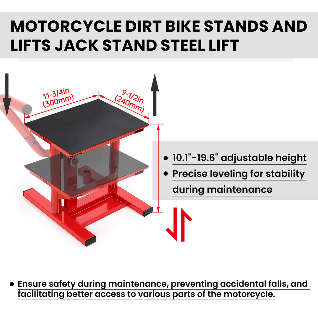 Adjustable Motorcycle Lift Jack Stand for Dirt Bike