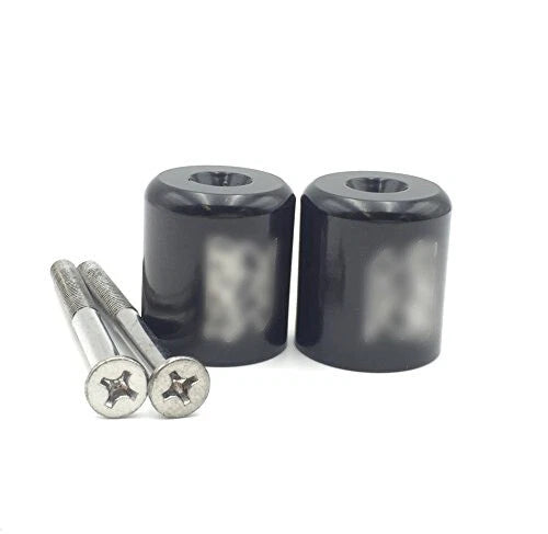 Black Bar Ends for Suzuki GSX-R 600 750 1000 1300 Hayabusa Katana SV650S TL1000S