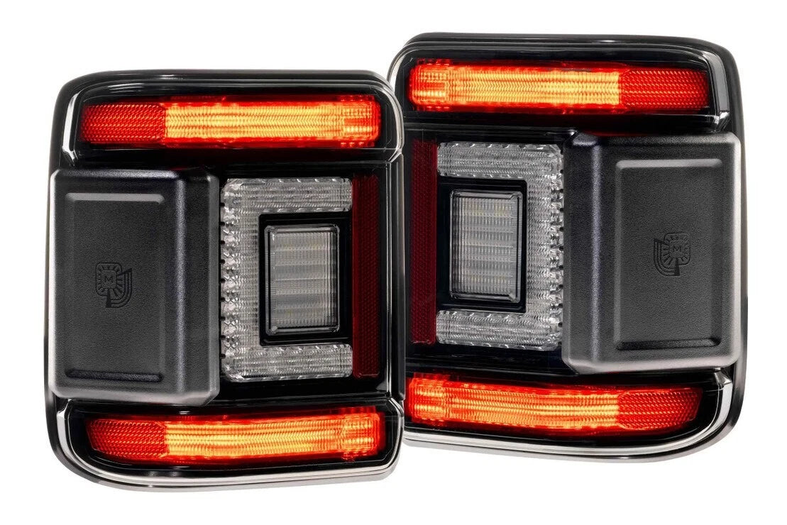 Morimoto XB LED Smoked Tail Lights Replacement for Jeep Wrangler (2018–2024)