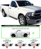 5-Inch Running Boards for Dodge Ram 1500 2500 3500 (2009-2018)