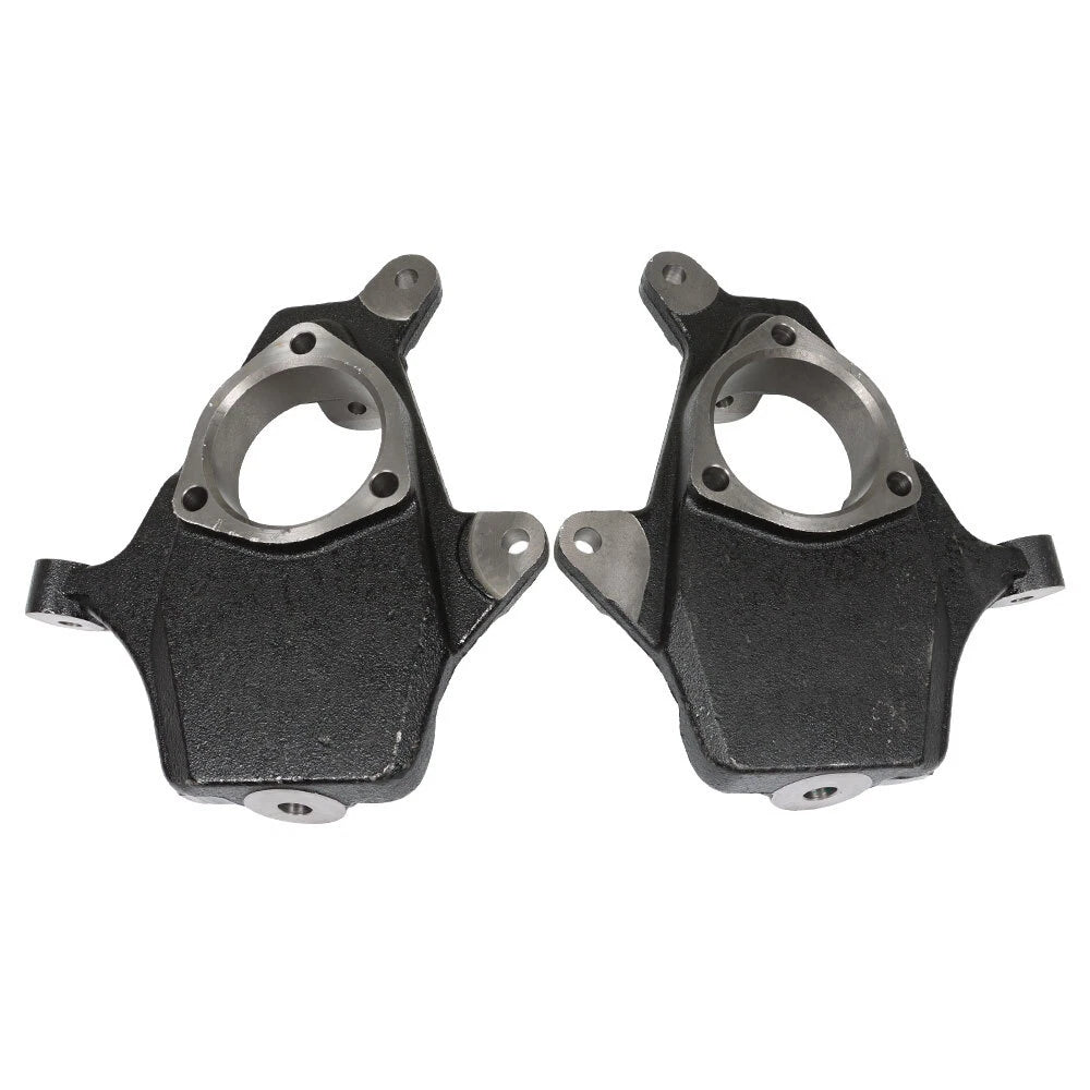 Set of 2 Drop Lowering Spindles for Chevy Silverado GMC Sierra 1500 (2007-2016)