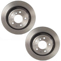 2X Brembo Rear UV Coated Vented 298mm Disc Brake Rotors for BMW E39 (1997–2003)