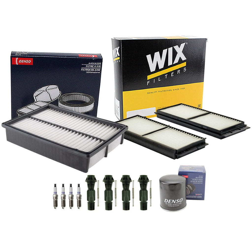 Tune Up Kit with 4 NGK Spark Plugs & Boots for Mazda 3 i S (2010–2013)