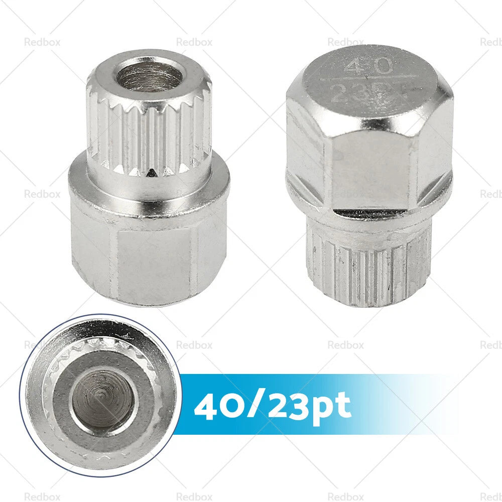 40/23PT Hollow Anti Theft Wheel Lock Lug Nut Screw Removal Key for BMW