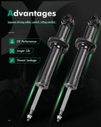 Rear Pair Shocks Strut for Ford Expedition (2007–2019), Lincoln Navigator (2007–2017)