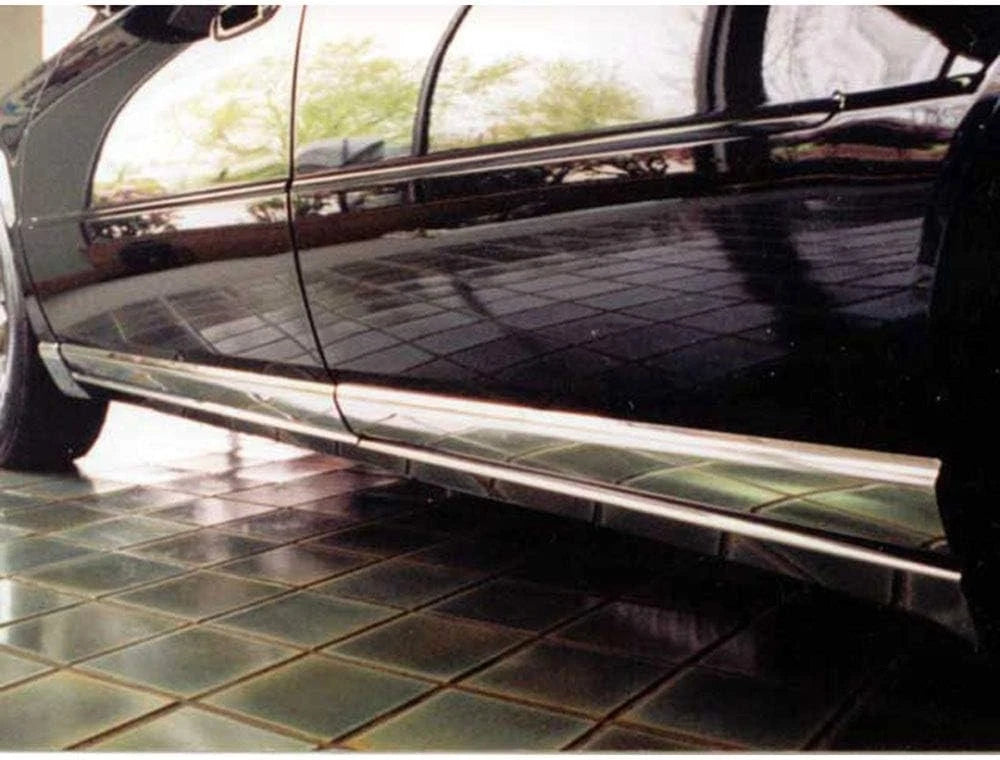 8p Luxury FX Chrome 4 3/4' Rocker Panel Molding for 98-04 Cadillac Seville