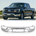 Chrome Steel Front Bumper Face Bar for Ford F-150 (2021–2023)