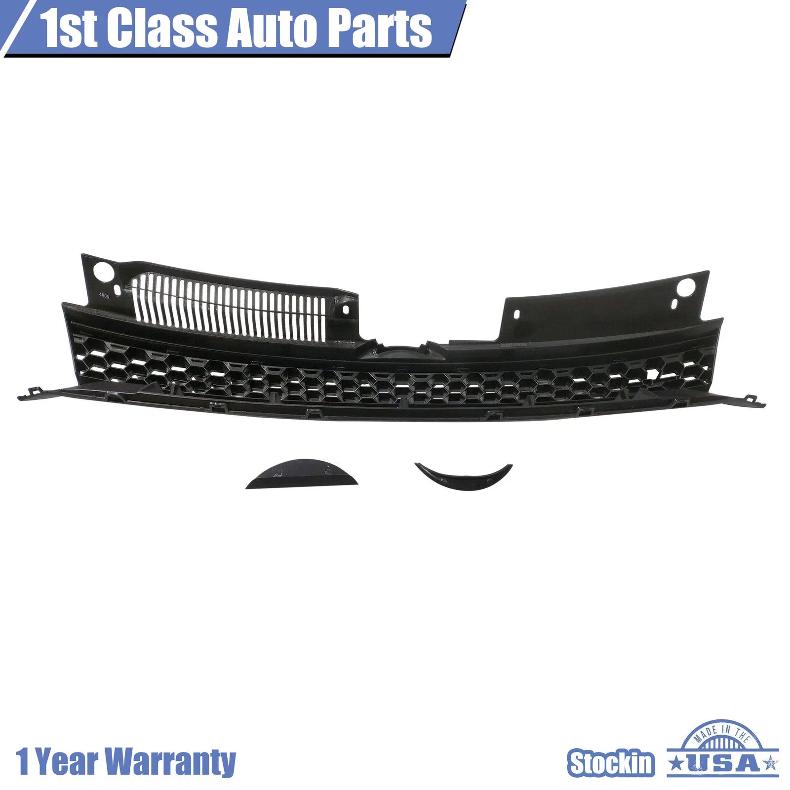 Badgeless Hex Mesh Grille for VW MK6 Golf/GTI/Jetta SportWagen (2010–2014)