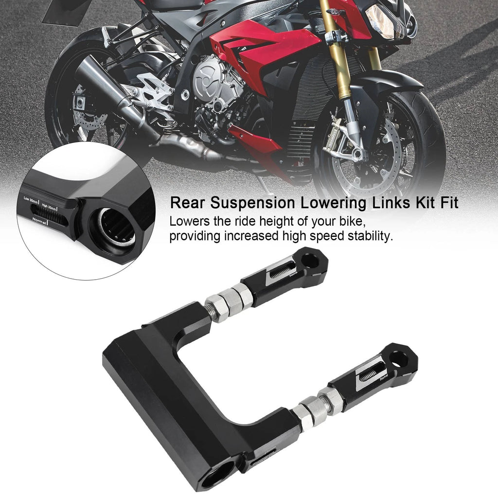 Rear Suspension Lowering Links Kit for BMW S1000R (2014–2016) S1000RR (2010–2013)