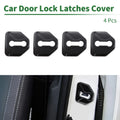 Set of 4 Car Door Lock Latches Cover for Subaru Forester (2004–2024) Metal Black