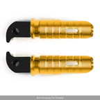Rear Foot Pegs for Yamaha XJR1300, 1200, Tracer 900, YZF R3, R25, MT10, MT09 (2015–2023) - Gold