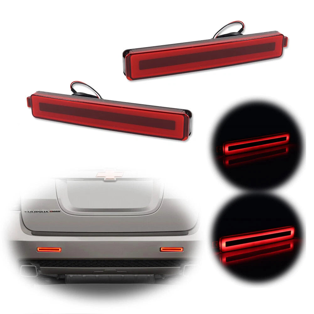 LED Rear Bumper Reflector Tail Brake Lights for Saturn Vue (2002–2007)