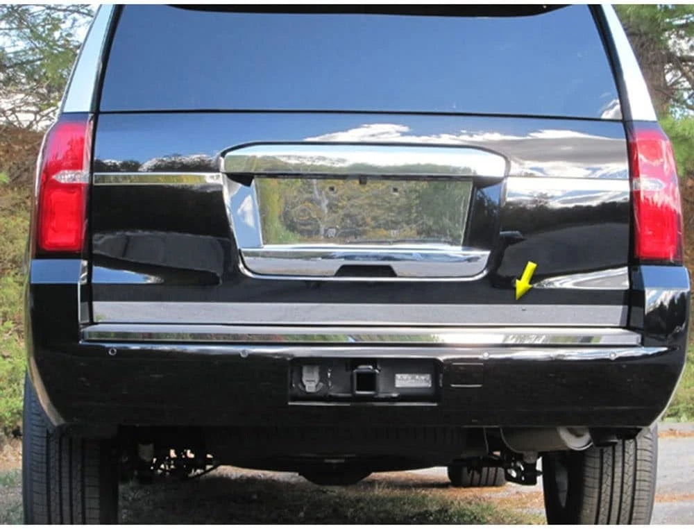 1pc. Luxury FX Stainless 2 1/4' Tailgate Accent Trim for 2015-20 Chevy Suburban