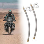 2X Dual Wheel Valve Stem Extension for Various Vehicles (Stainless Steel)