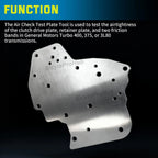 Air Check Plate Tool for TH400 Turbo 400 375 3L80 GM Transmission